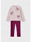 Conjunto de leggings niña MAYORAL terciopelo frambuesa 16-04739-059